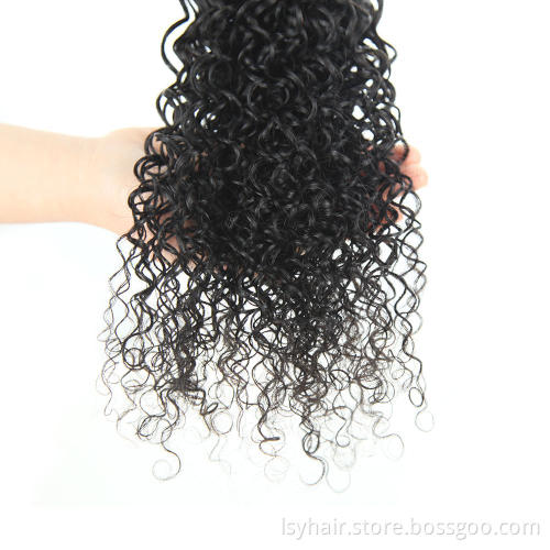2019 virgin cuticle aligned raw  jerry curl hair bundles with closures, wholesale online deal  human hair weave bundles